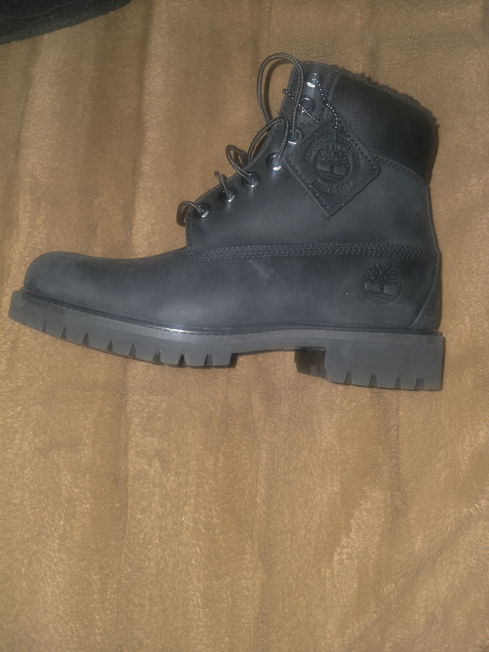 Timberland Men’s Black Premium 6-Inch Lace-Up Boot